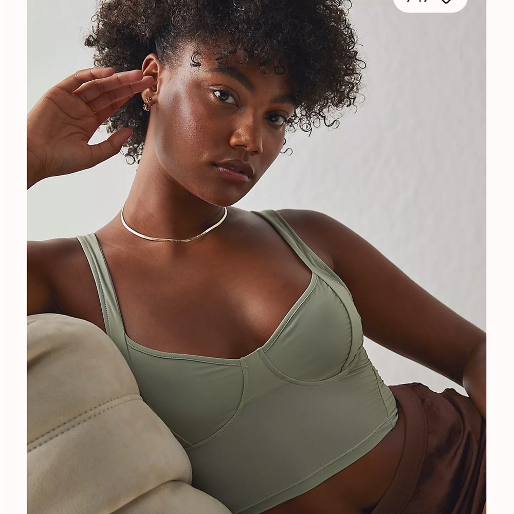 FREE PEOPLE Mellow Mood Corset Crop
